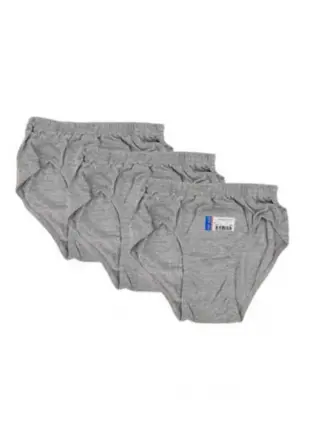 0037 Seher Çocuk Slip 12li Paket Gri