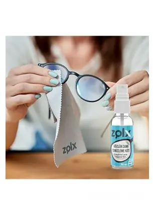 Zolx 30Ml Gözlük Camı Temizleme Kiti