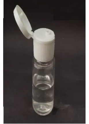 50ml Şeffaf Plastik Şişe Fliptop Kapak,dezenfektan Şişesi,açmalı Kapak,boş Şişe,50 Adet