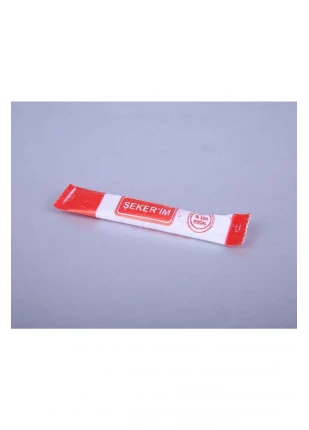 Şeker Stick 3 gram 1000 Adet Beyaz Şeker
