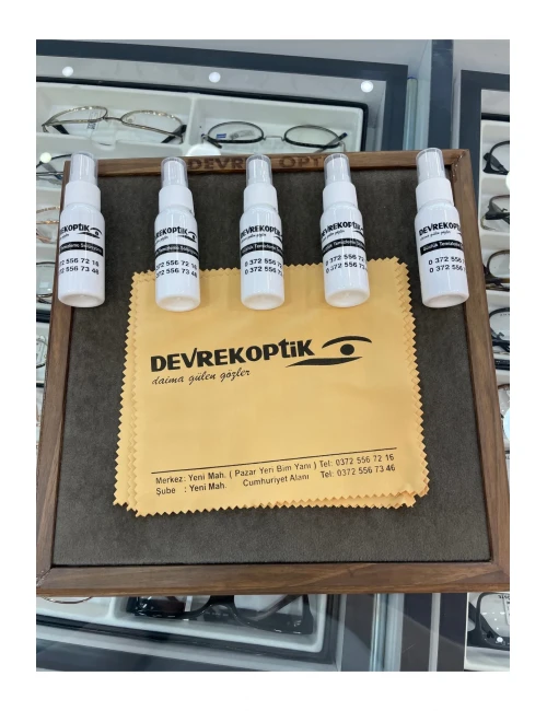 GÖZLÜK SPREY 5 Lİ BEZ VE SPREY SET