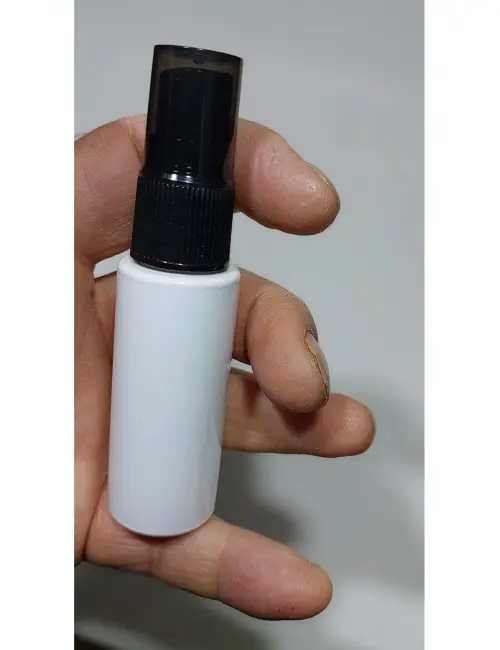 10 Adet Boş Sprey beyaz opak Şişesi 30 ml siyah Sprey Başlıklı