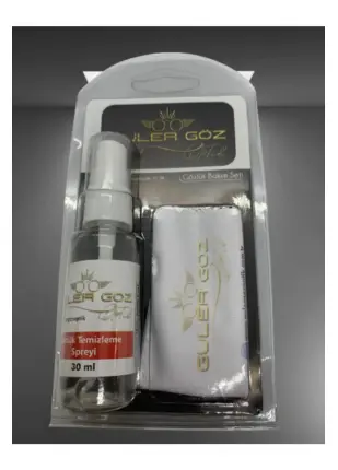 GÜLER GÖZ Gözlük Temizleme Seti(Temizleme Spreyi, A Kalite Microfiber Bez) Anti Statik Koruma