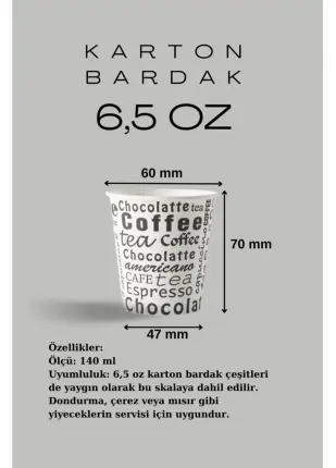 Store Karton Bardak 6,5 Oz Adet: 100