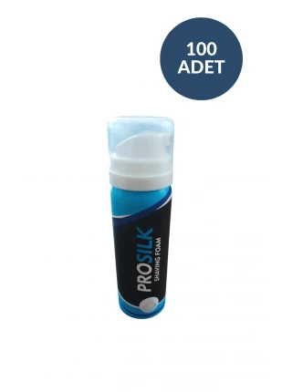 100 Adet Seyehat Boy Traş Köpüğü 50 ML + 50 Adet Mini Sabun Hediye