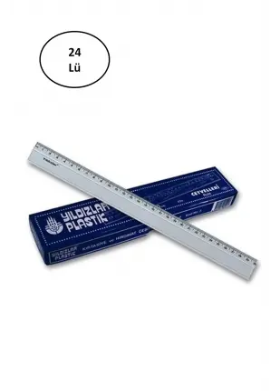 Yıldızlar 30 Cm Cetvel 24'lü