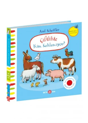 Çiftlikte Kim Saklanıyor-Alex Scheffler (Keçe Kapakçıklı Kitap)