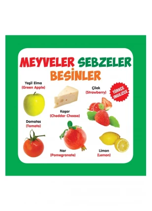 Meyveler - Sebzeler - Besinler  Türkçe-İngilizce