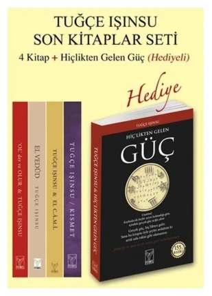 Tuğçe Işınsu Son Kitaplar Seti - Hiçlikten Gelen Güç Hediyeli - 5 Kitap