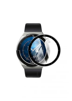 Huawei Watch Gt 3 Pro 46mm Ekran Koruyucu Darbeye Dayanıklı Ppma Kırılmaz Cam