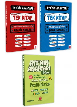 2025 Tyt'nin Anahtarı Süper 2'li ve AYT'nin Anahtarı Sözel Hafıza Teknikleriyle Pratik Notlar