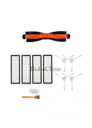 Xiaomi Robot Vacuum X10 plus X20 Plus Uyumlu Yedek Fırça,Hepa Filtre Seti-11 Parça Xiaomi Robot Vacuum X10 plus X20 Plus Uyumlu Yedek Fırça,Hepa Filtre Seti-11 Parça