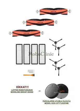 Xiaomi Mi Vacuum Mop 2 Pro Plus Robot Süpürge Uyumlu Fırça,hepa Filtre Seti-13 Adet Yedek Parça Xiaomi Mi Vacuum Mop 2 Pro Plus Robot Süpürge Uyumlu Fırça,hepa Filtre Seti-13 Adet Yedek Parça