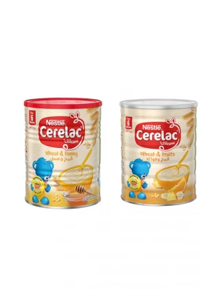 CERELAC WHEAT AND FRUİTS 400 GR + NESTLE CERELAC WHEAT AND HONEY 400 GR