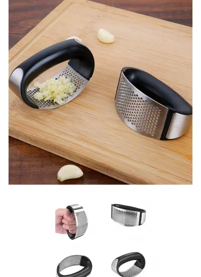 Yeni Sarımsak Ezici Paslanmaz Çelik Garlic Press