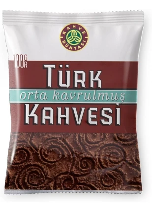 Kahve Dünyası Orta Kavrulmuş Türk Kahvesi 100 gr (4'lü Paket)