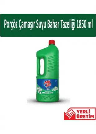 Porçöz Çamaşır Suyu Bahar Tazeliği 1850 ml