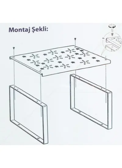 Metal Dolap İçi Raf Düzenleyici