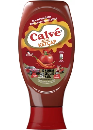 Calve Ketçap Acılı 360 ml 6 Adet