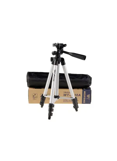 Tripod : Telefon ve Kamera Tutucu Ayak + Telefon Tutucu - 105Cm