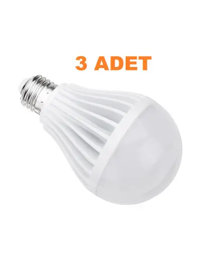 9W Enerji Tasarruflu Led Ampul ( 3 Adet )