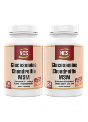 Glucosamine Chondroitin Msm 120 Tablet X 2 Kutu Glukozamin