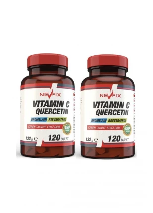 Vitamin C Resveratrol Aserola 2 Kutu 240 Tablet 1000 Mg