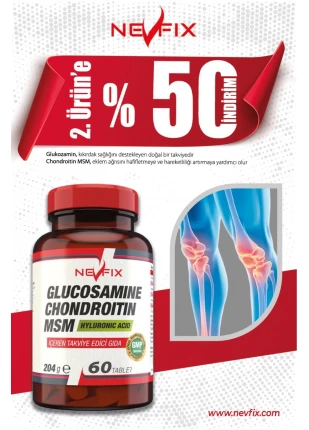Glucosamine Chondroitin Msm Hyaluronic Acid 60 Tablet