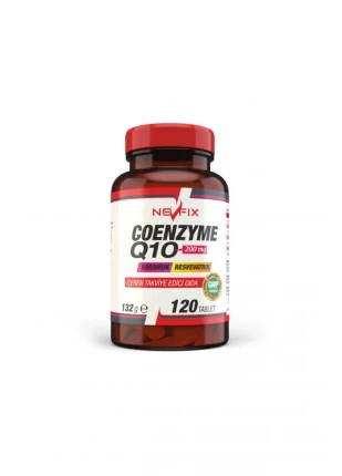 Coenzyme Q10 200 Mg 120 Tablet Resveratrol Üzüm Zerdeçal Karamuk