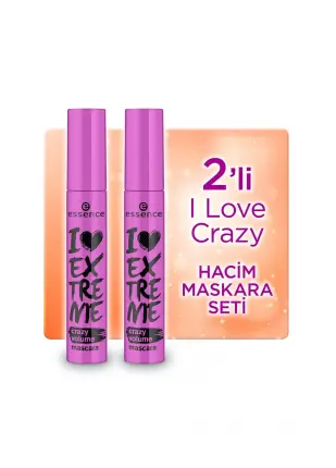 Essence I Love Extreme Crazy Hacim Maskara 2'li