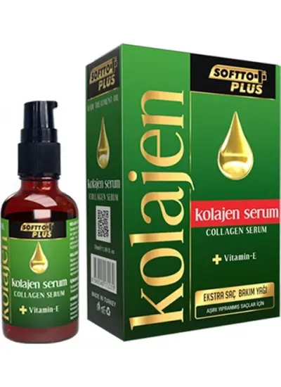 Softto Plus Kolajen Saç Bakım Yağı Serum 50 ml