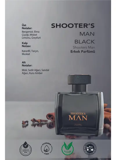 Farmasi Shooters Man Black Erkek Parfüm 70ml