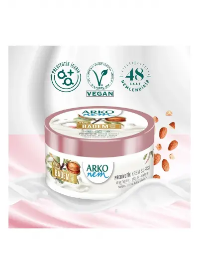 Arko Krem Nem Probiyotik 250 Ml Badem Sütü