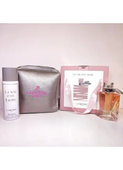 Lancome La Vie Est Belle Edp 75 ml Kadın Parfüm ve deodorant çantalı