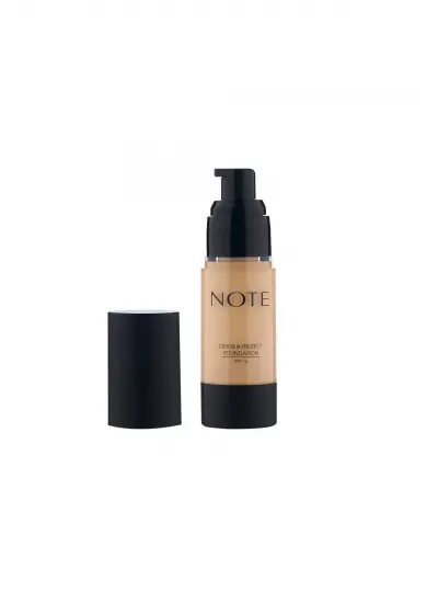 Note Cosmetics Detox & Protect Canlandırıcı Etkili Spf 15 Kapatıcı Fondöten 03 Medium Beige