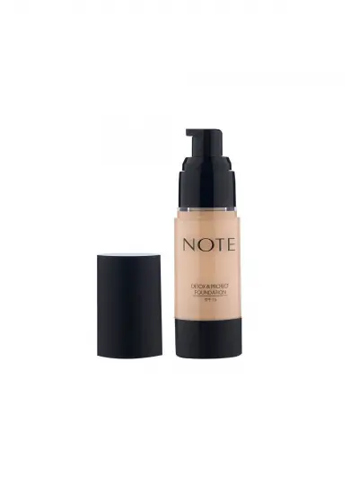 Note Cosmetics Detox & Protect Canlandırıcı Etkili Spf 15 Kapatıcı Fondöten 02 Natural Beige