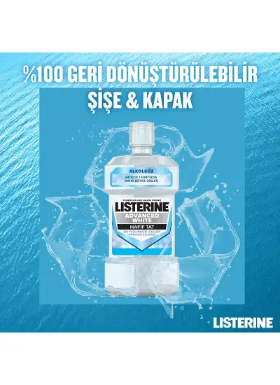 Listerine Ağız Gargarası Advanced White 250 ml