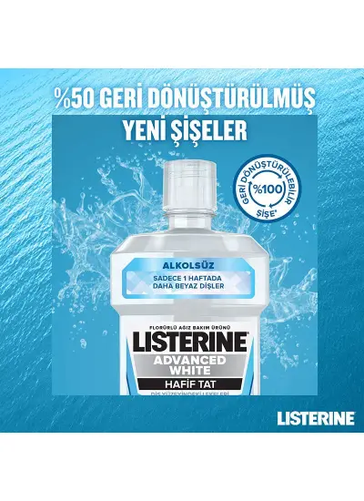 Listerine Ağız Gargarası Advanced White 250 ml