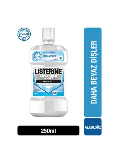 Listerine Ağız Gargarası Advanced White 250 ml