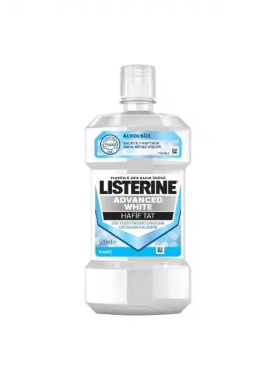 Listerine Ağız Gargarası Advanced White 500 ml