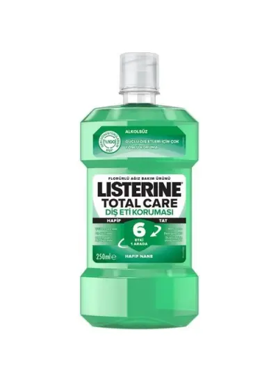 Listerine Diş & Diş Eti Bakımı Hafif Tat Ağız Temizleme Suyu 250 Ml