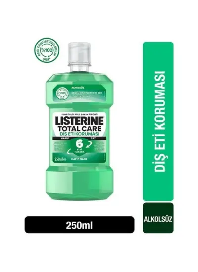 Listerine Diş & Diş Eti Bakımı Hafif Tat Ağız Temizleme Suyu 250 Ml