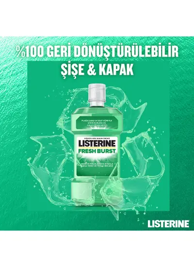 Listerine Fresh Burst Ferah Nane Ağız Gargarası 500 ml