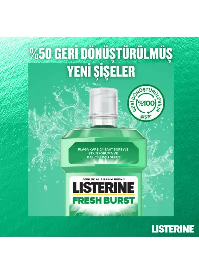 Listerine Fresh Burst Ferah Nane Ağız Gargarası 500 ml