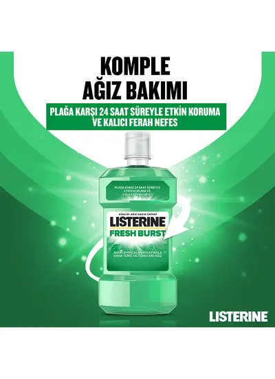 Listerine Fresh Burst Ferah Nane Ağız Gargarası 500 ml