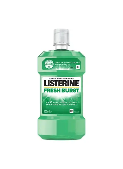 Listerine Fresh Burst Ferah Nane Ağız Gargarası 500 ml