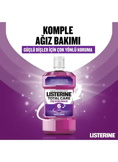 Listerine Total Care Ağız Bakım Gargarası Nane 500 ml x2