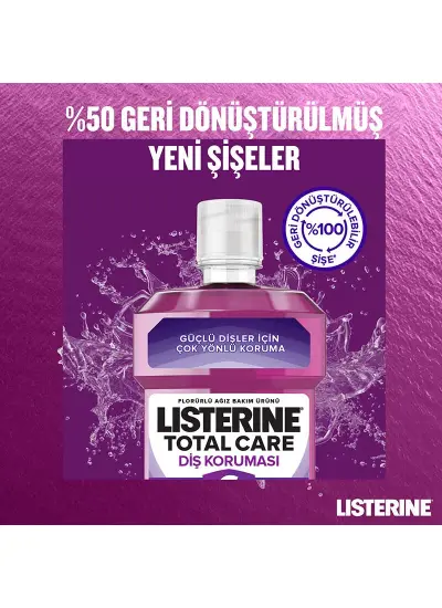 Listerine Total Care Ağız Bakım Gargarası Nane 500 ml x2