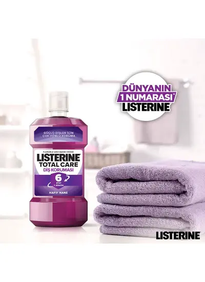 Listerine Total Care Ağız Bakım Gargarası Nane 500 ml x2