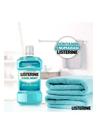 Listerine Total Care Cool Mint Ağız Gargarası 500 ml x2